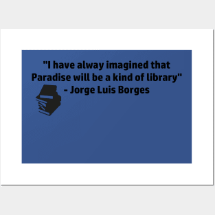 Paradise is a kind of library Posters and Art